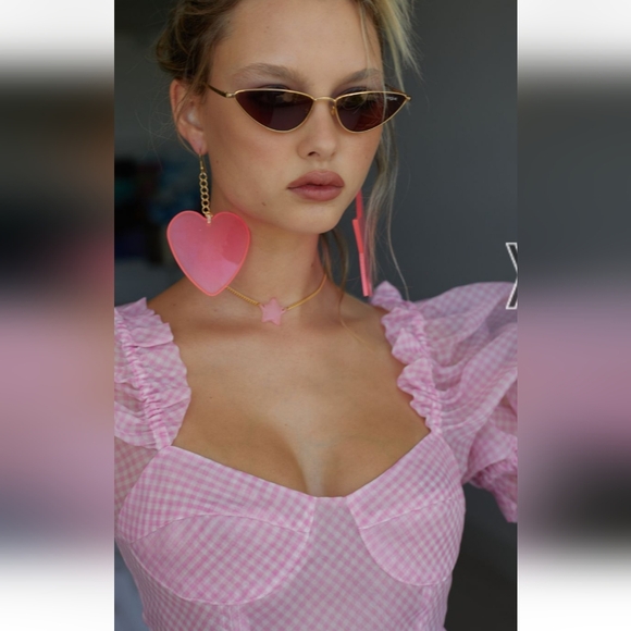 Selkie Ice Cream Gingham Parliament Dress - Picture 13 of 16